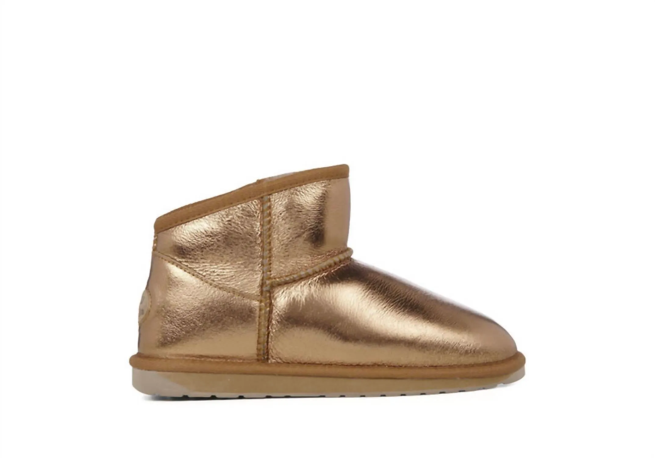Aarons Glossy In Gold Bronze
