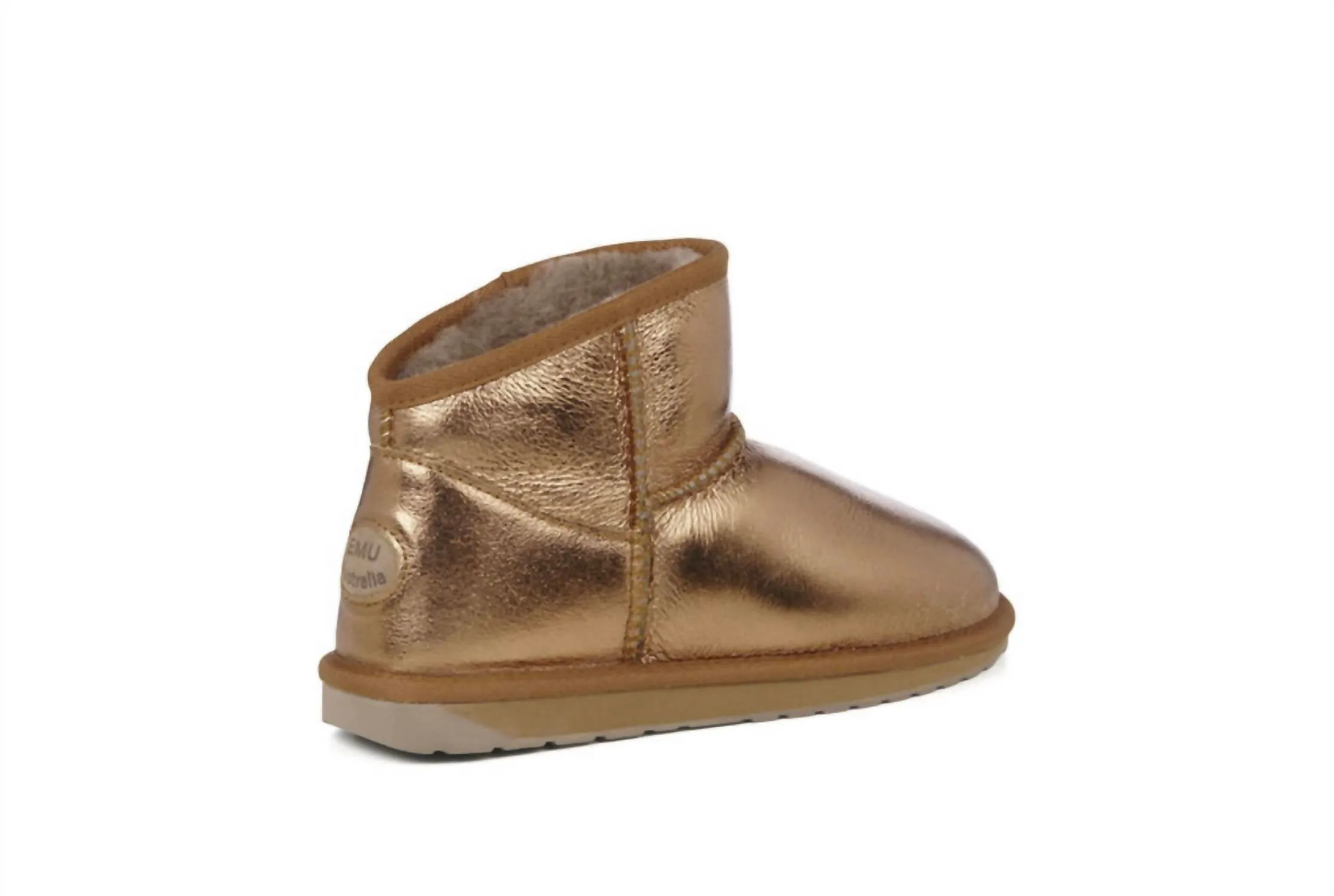 Aarons Glossy In Gold Bronze
