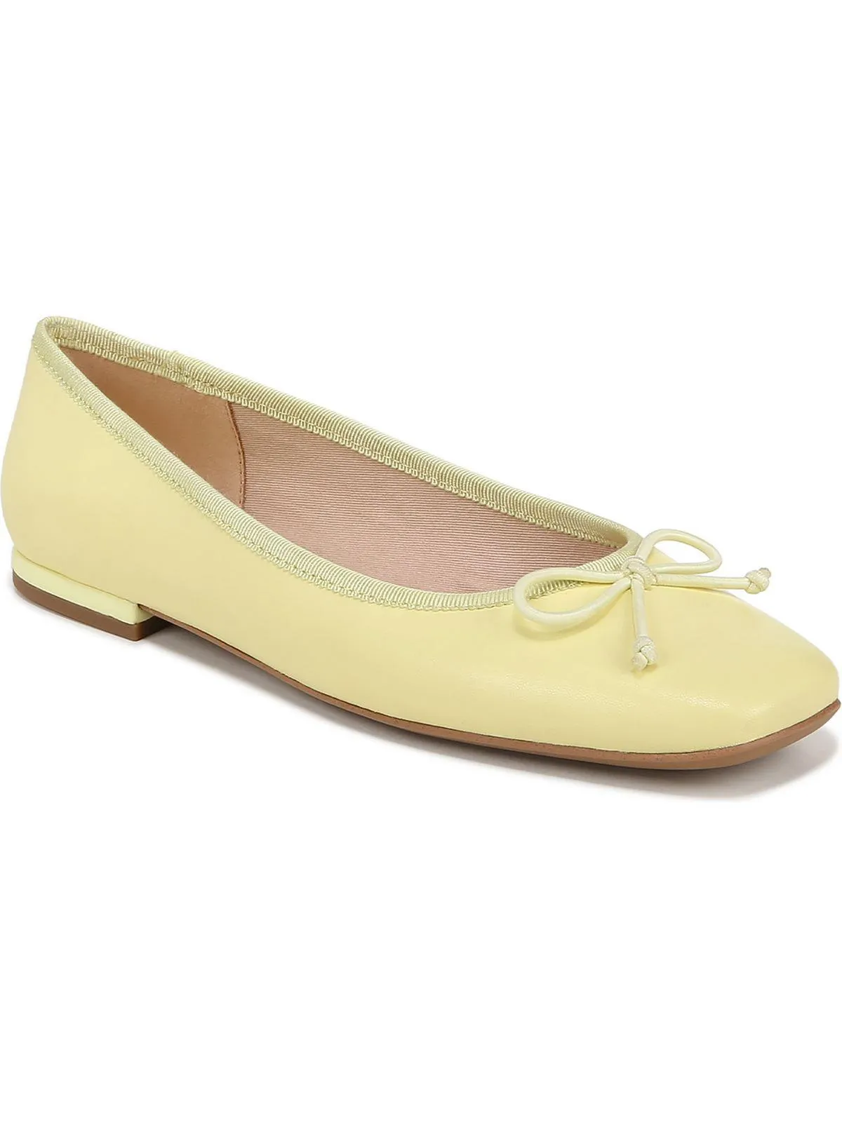 Abigail Womens Leather Ballet Flats
