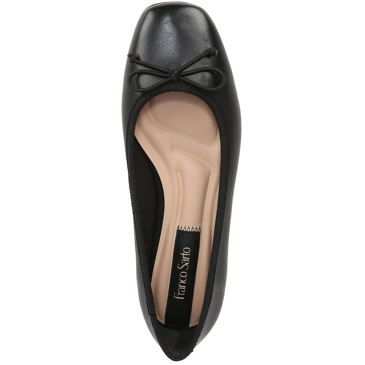 Abigail Womens Leather Ballet Flats
