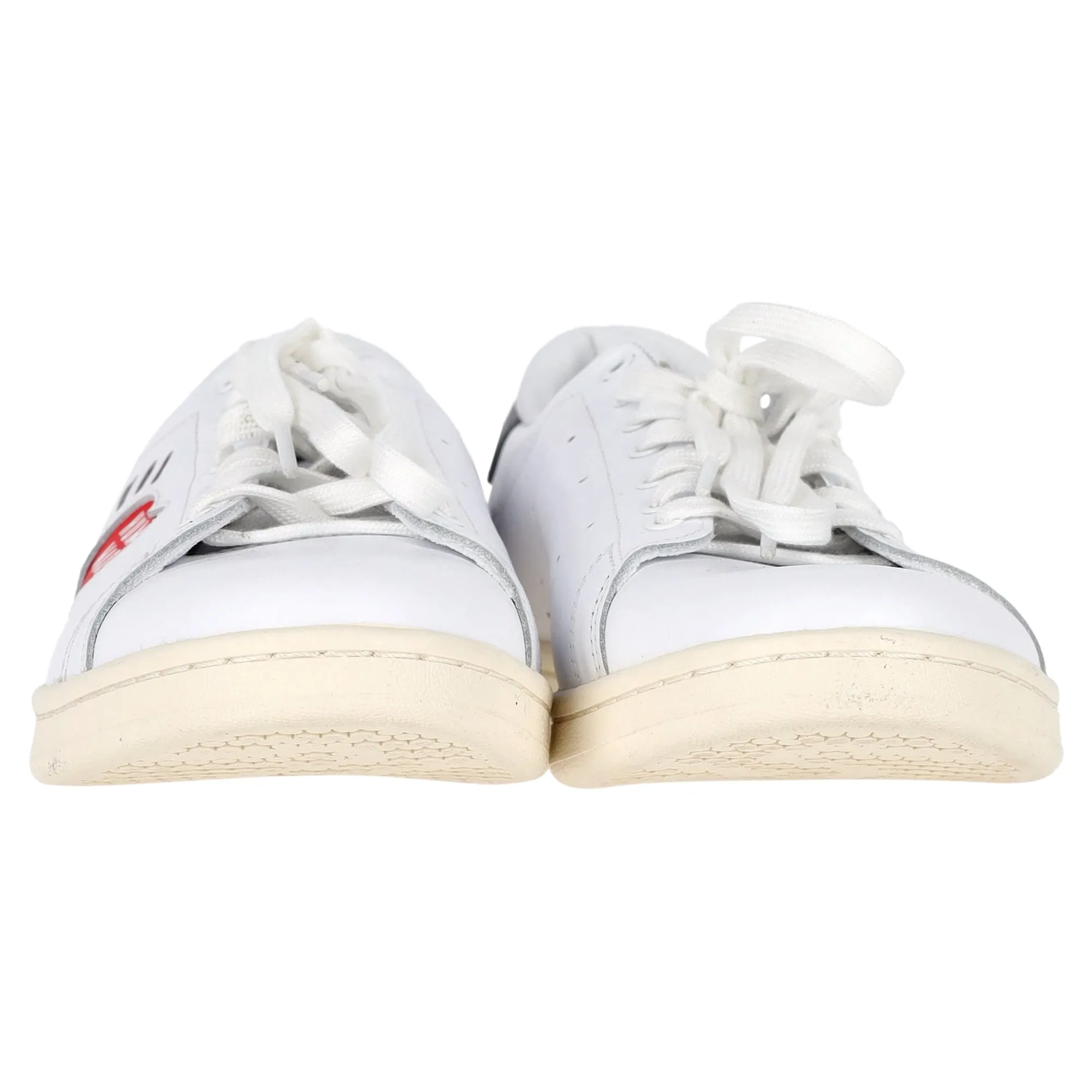 Adidas  x Human Made Stan Smith Low Top Sneakers in White Leather