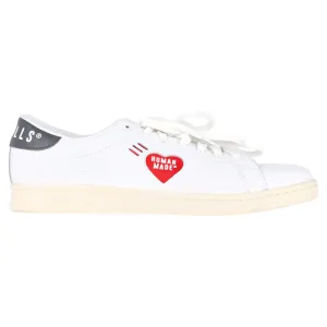 Adidas  x Human Made Stan Smith Low Top Sneakers in White Leather