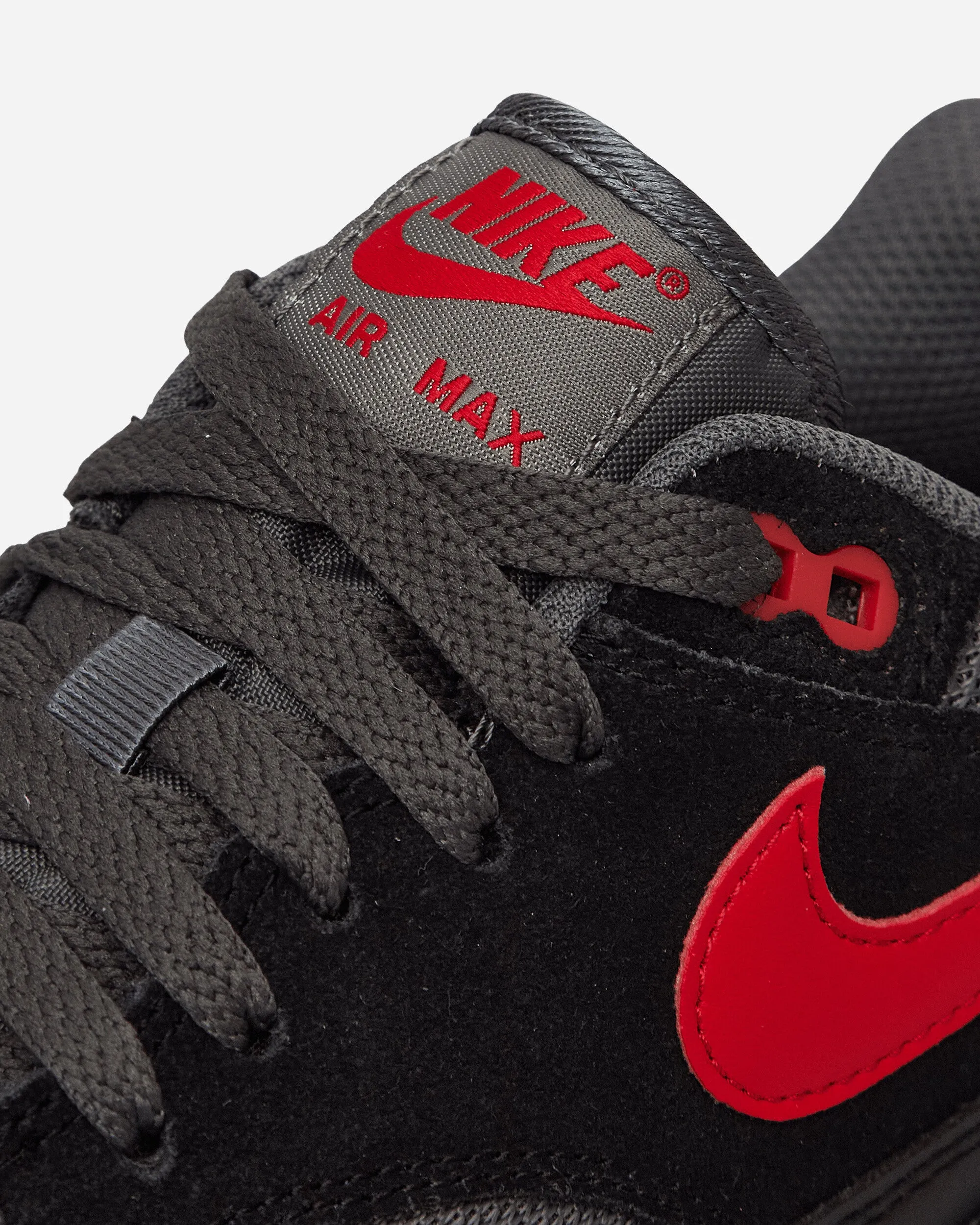 Air Max 1 Essential Sneakers Black / Iron Grey / University Red