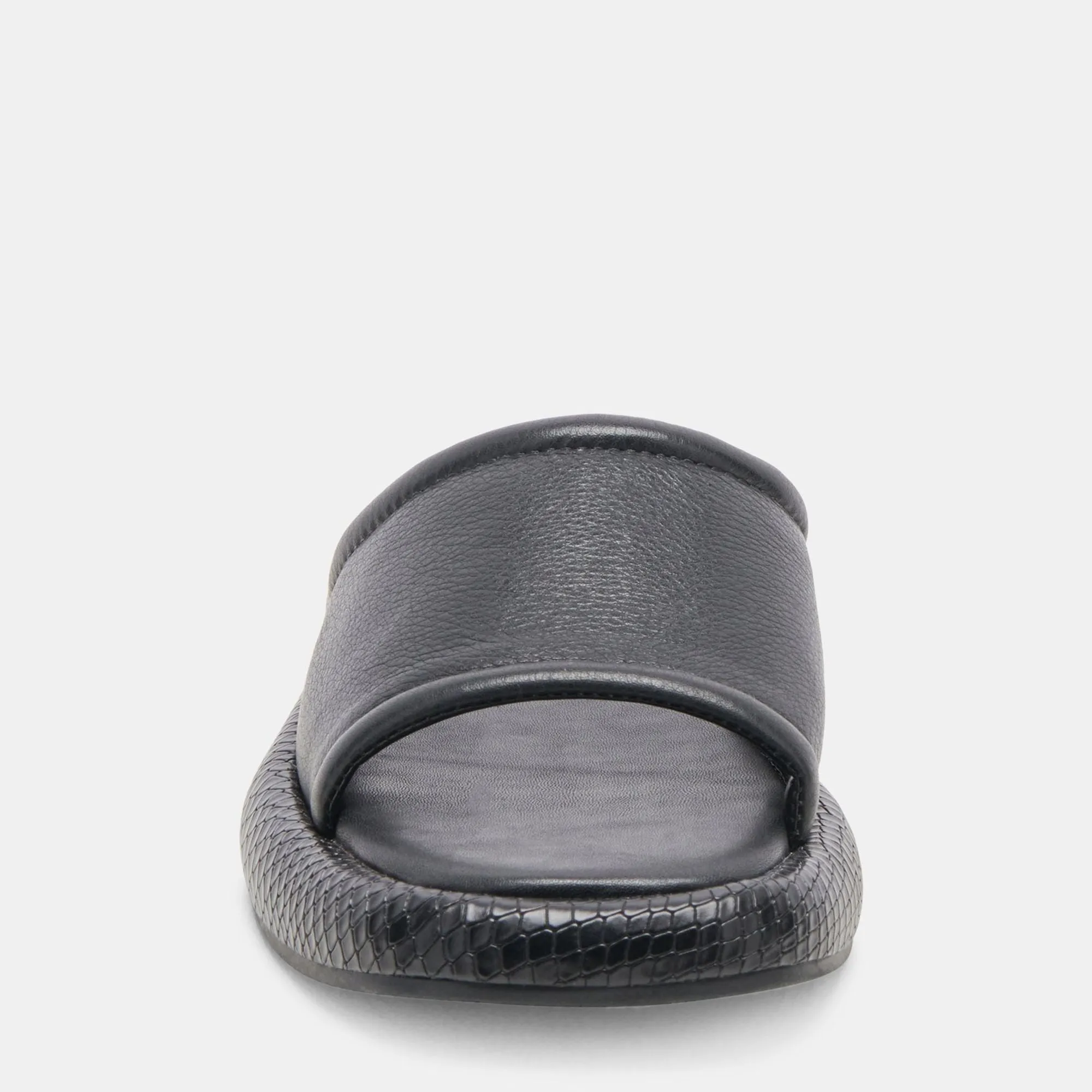 Aisha Sandals Black Leather