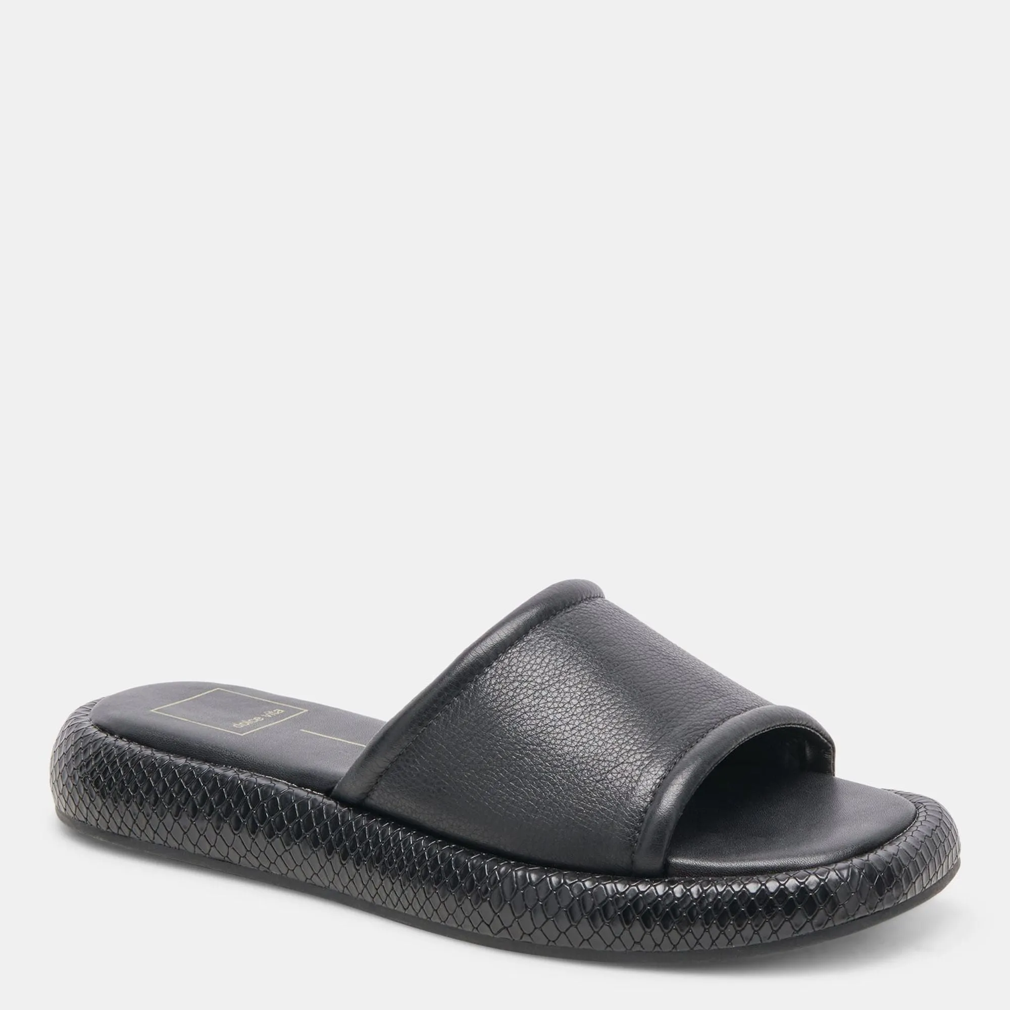 Aisha Sandals Black Leather