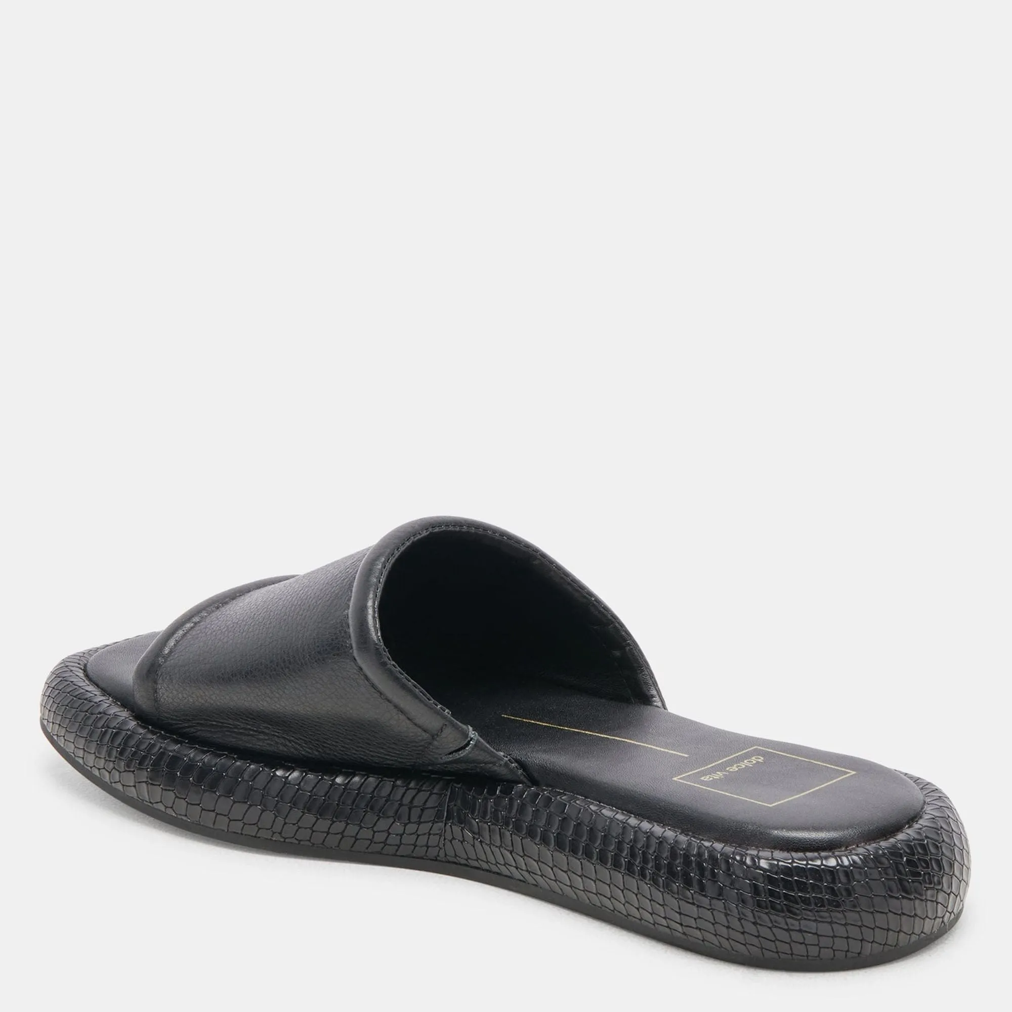 Aisha Sandals Black Leather