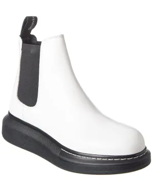 Alexander McQueen Contrast Leather Chelsea Boot