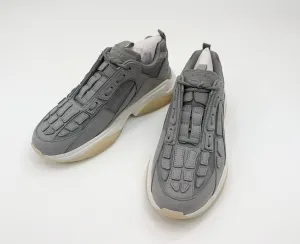 Amiri Gray Bone Runners Skeleton Sneakers