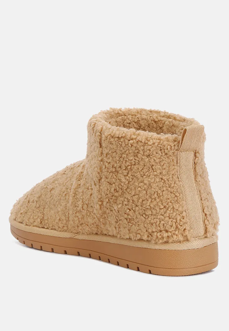 anatole fleece exterior fluffy boots