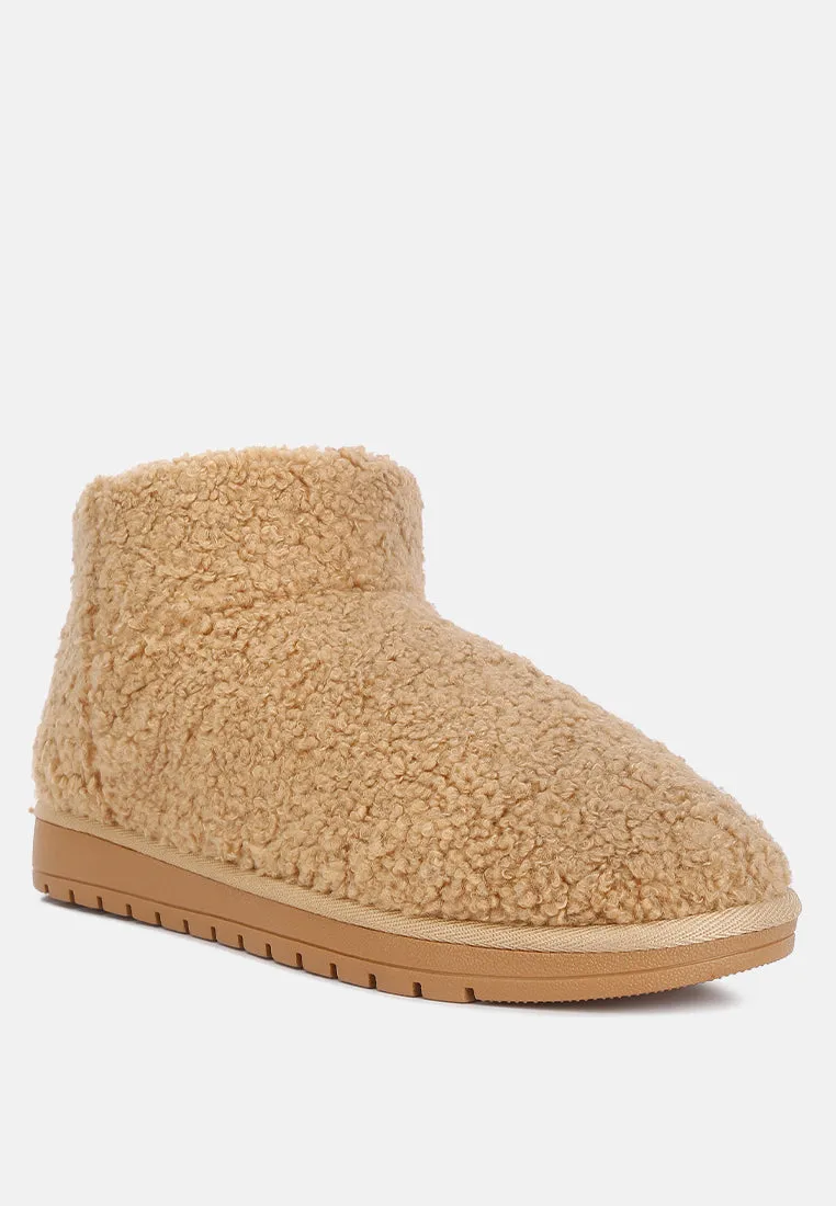 anatole fleece exterior fluffy boots