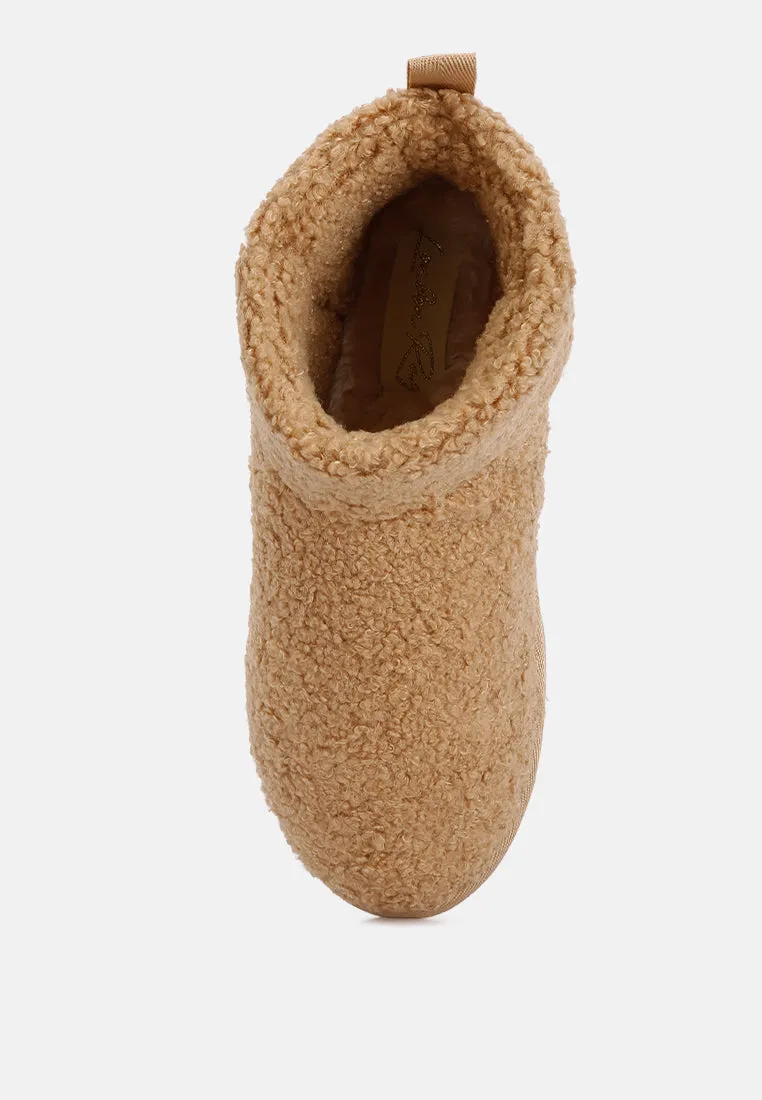 anatole fleece exterior fluffy boots