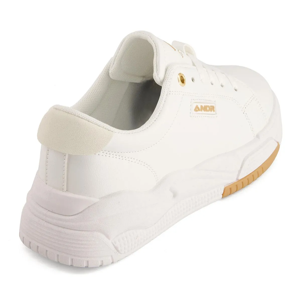 Andrea Casual Sneakers With Golden Accent