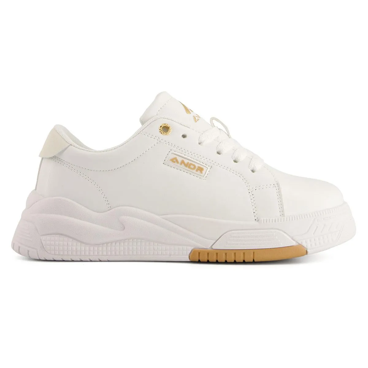 Andrea Casual Sneakers With Golden Accent