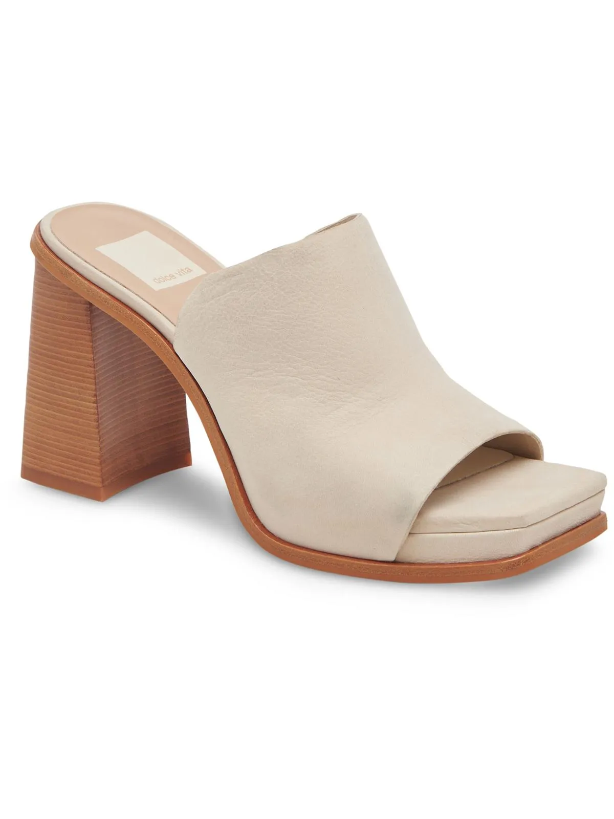 ANISE Womens Suede Slip On Mule Sandals