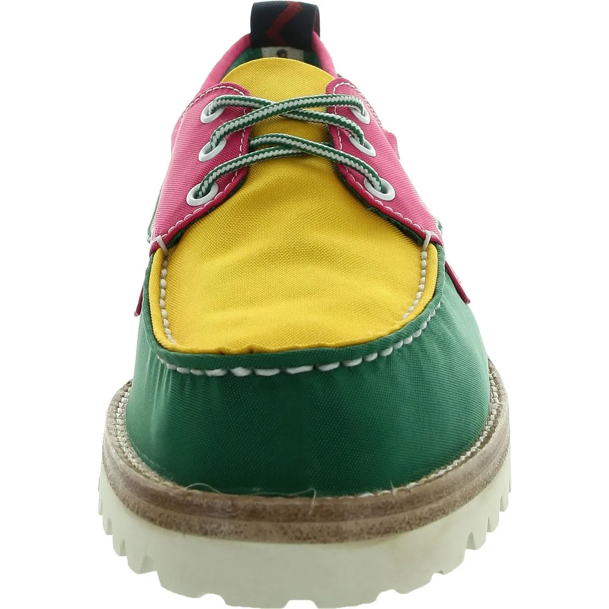 A/O Lug Nylon Mens Mixed Media Nylon Boat Shoes