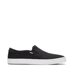 Baja Black Heritage Canvas Slip On Sneaker