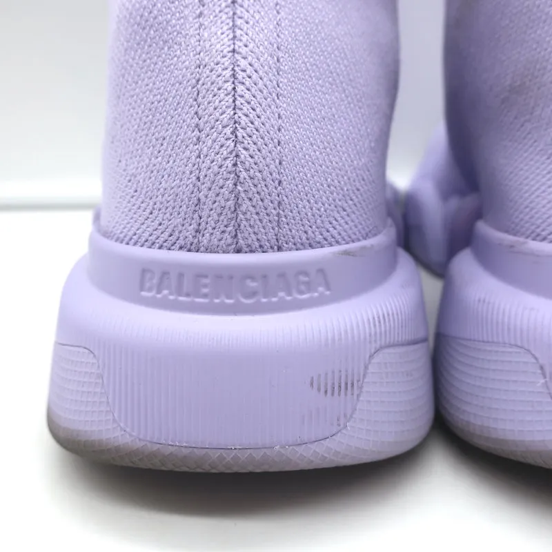 Balenciaga Speed 2.0 Sock Sneakers Lilac Stretch Knit Size 9