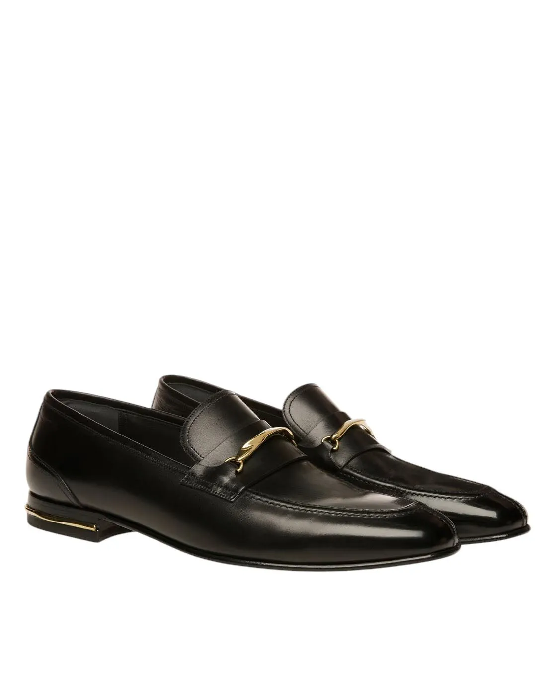 Bally Genos 6304150 Men's Black Calf Leather Loafers