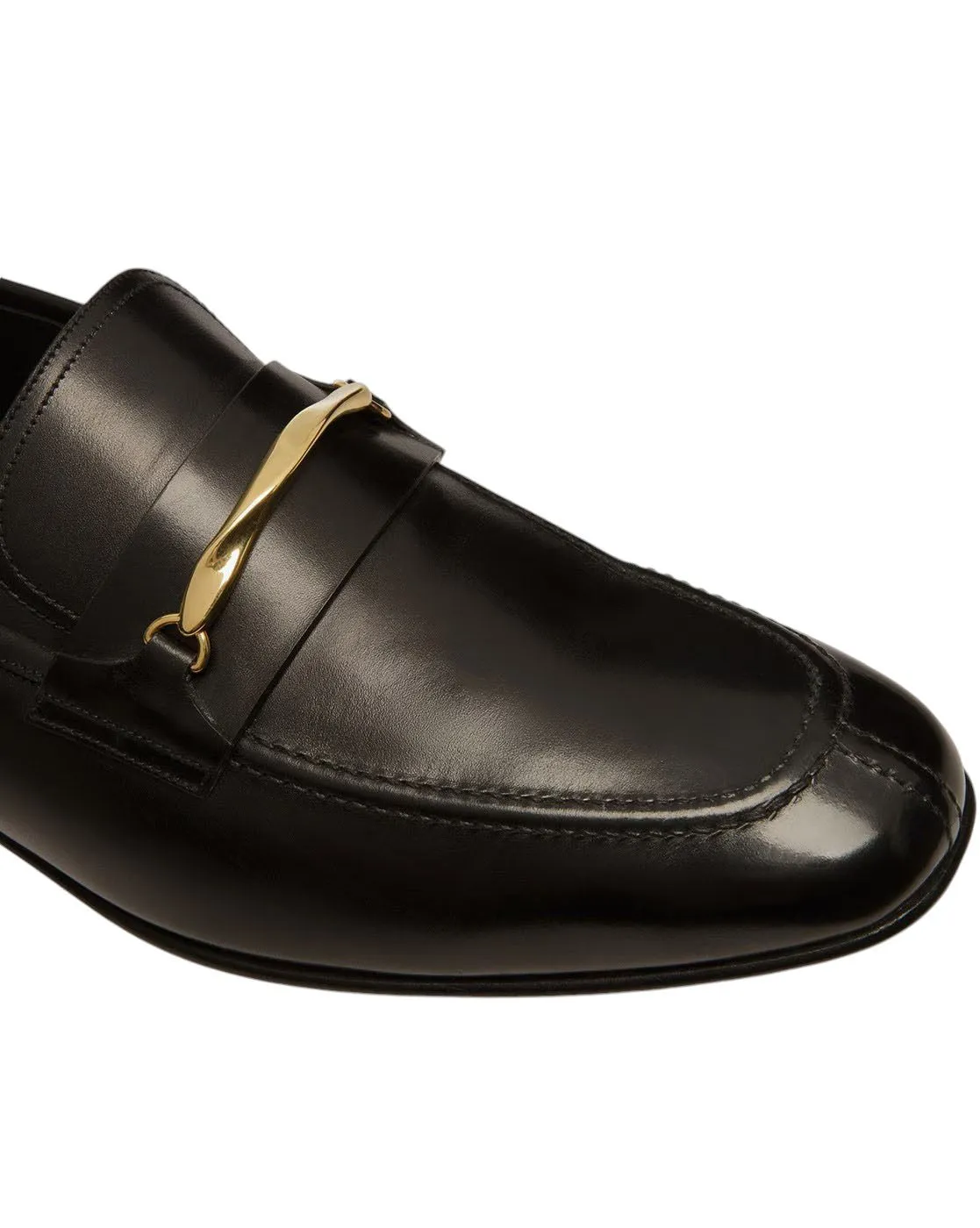 Bally Genos 6304150 Men's Black Calf Leather Loafers
