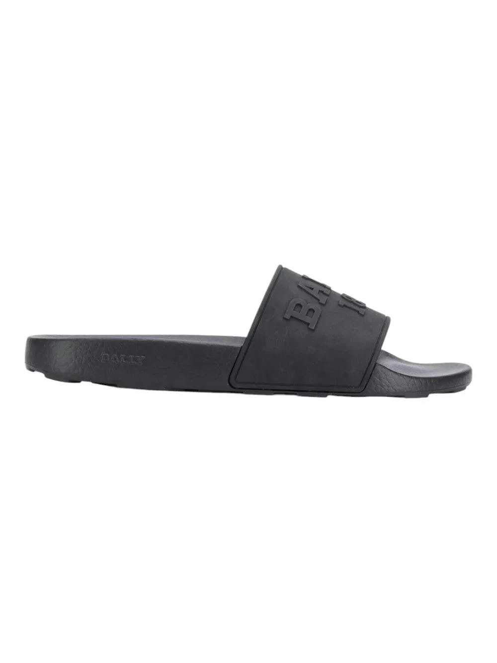 Bally Slaim 6228389 Men's Black Rubber Sandals