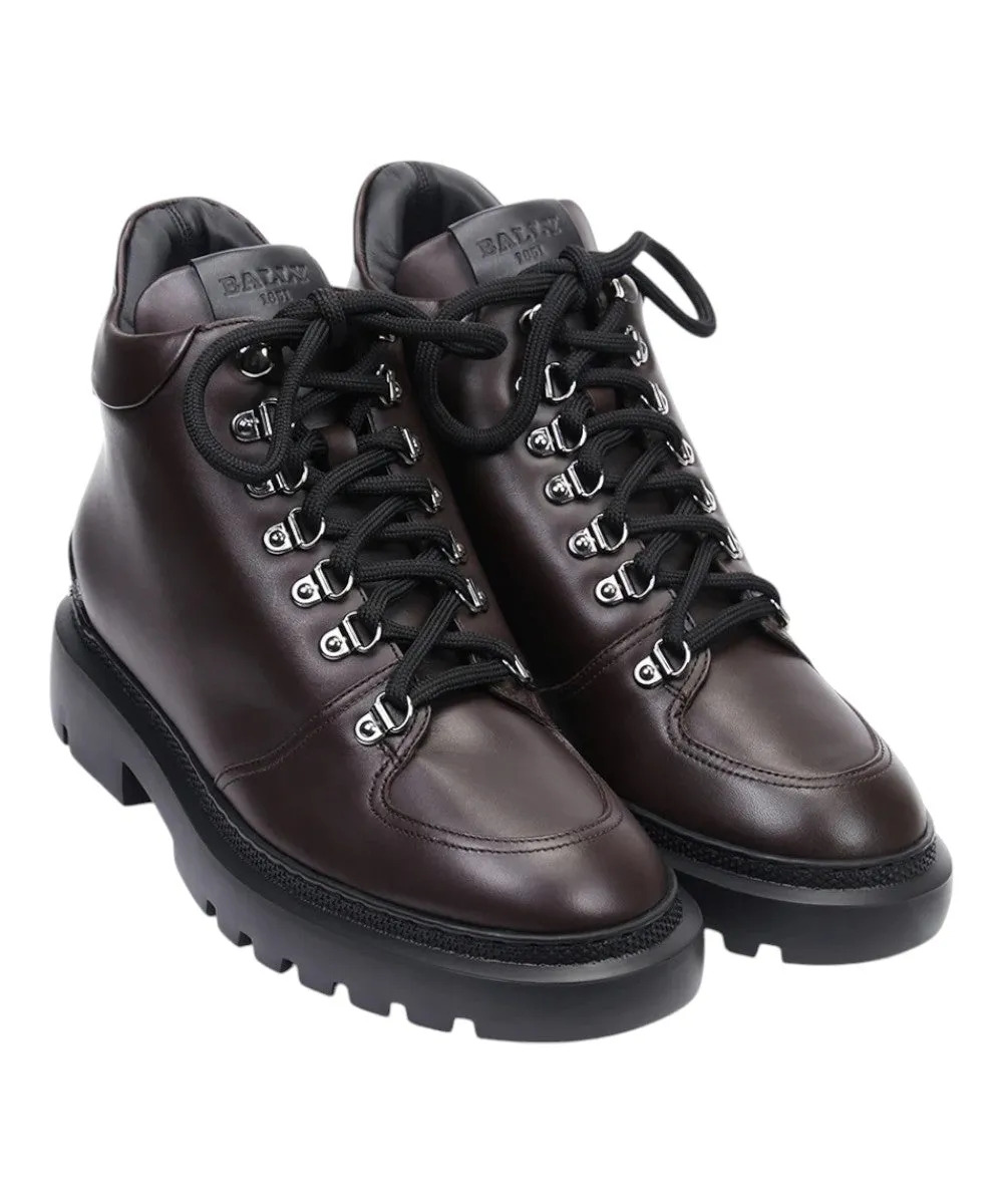 Bally Valiant 6239429 Women's Ebano Calf Plain Leather Boots