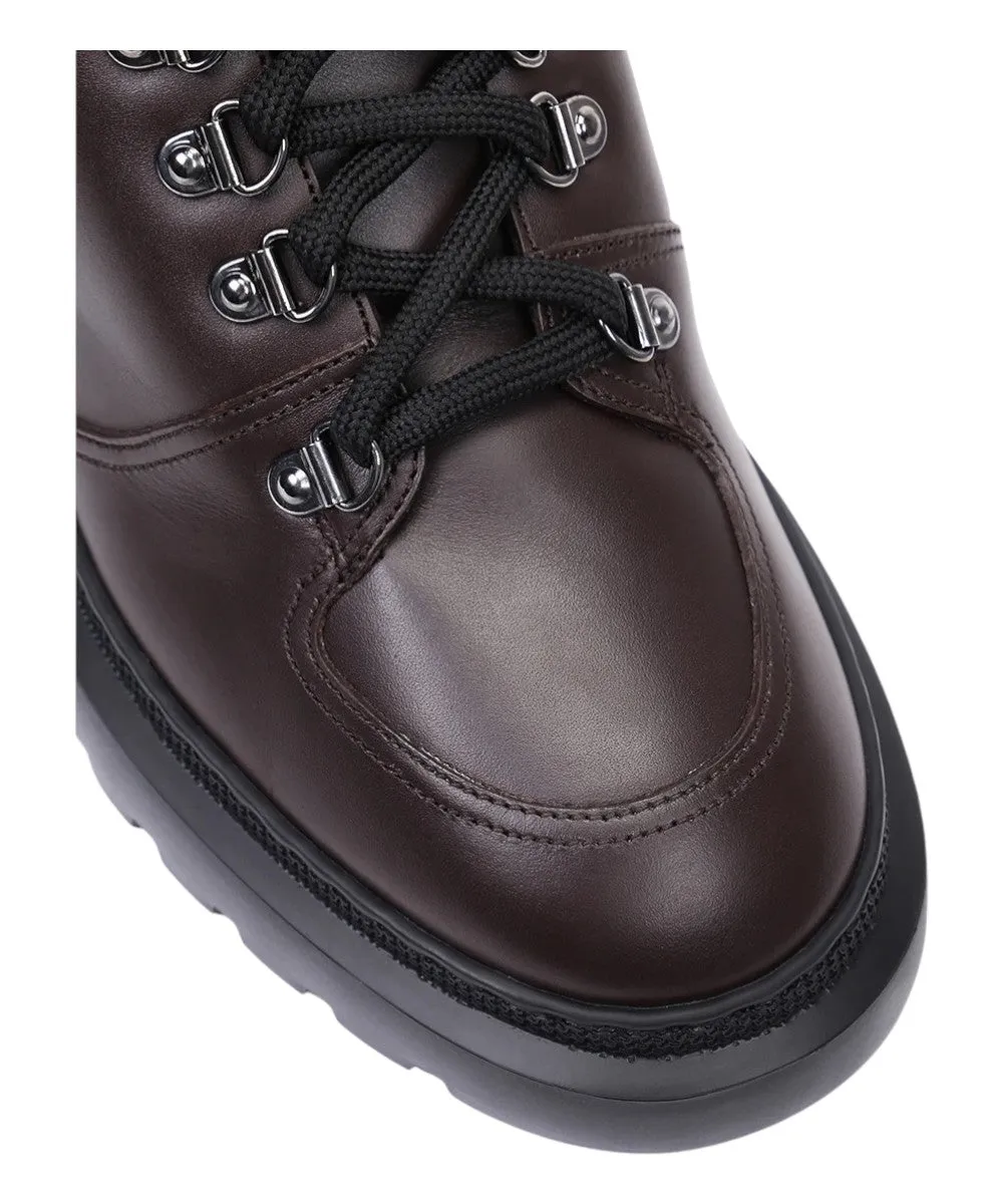 Bally Valiant 6239429 Women's Ebano Calf Plain Leather Boots