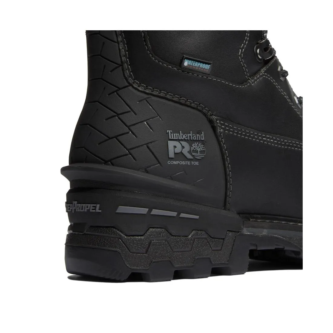 Boondock HD 8 Inch Composite-Toe Waterproof Ins 200G Work Boot Black