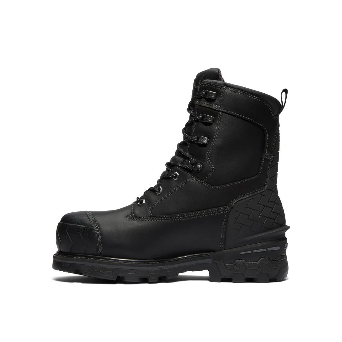 Boondock HD 8 Inch Composite-Toe Waterproof Ins 200G Work Boot Black
