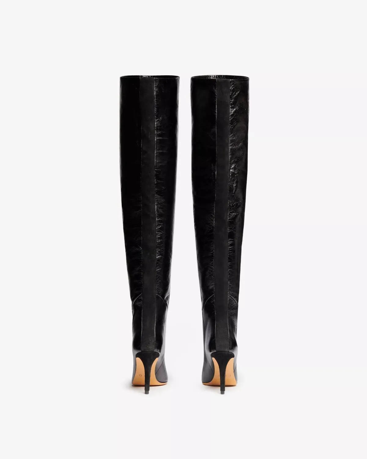 Brelidy Leather Boots In Black