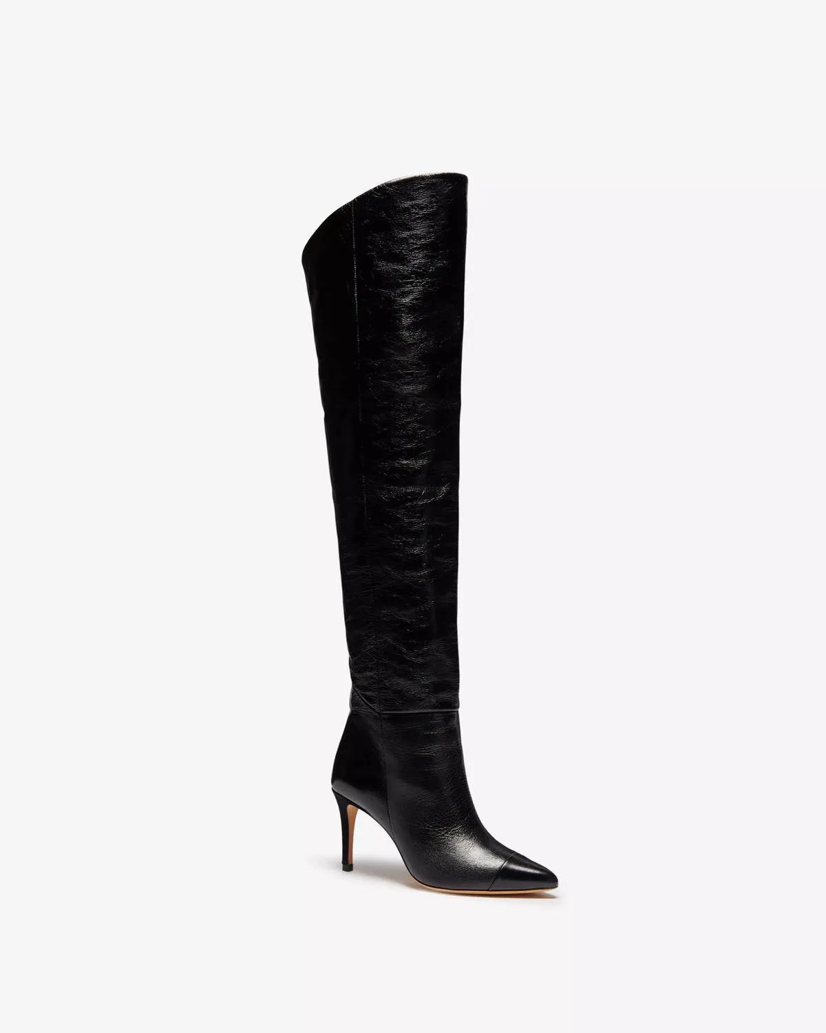 Brelidy Leather Boots In Black