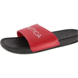 Bretton Mens Logo Flat Slide Sandals