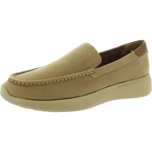 Brogan Mens Solid Leather Slip-on Shoes