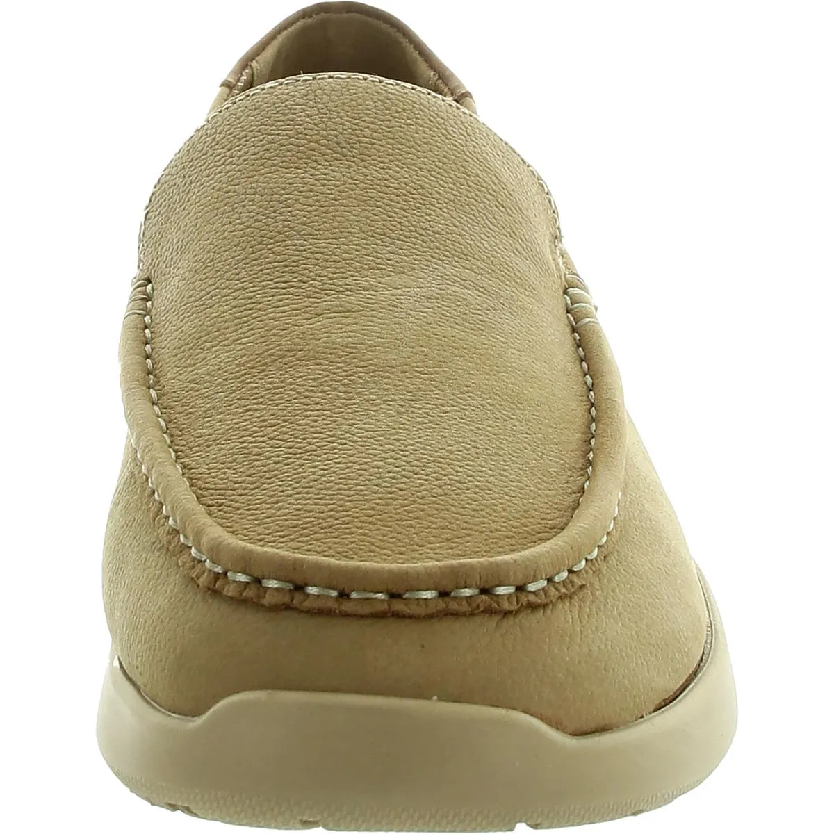 Brogan Mens Solid Leather Slip-on Shoes