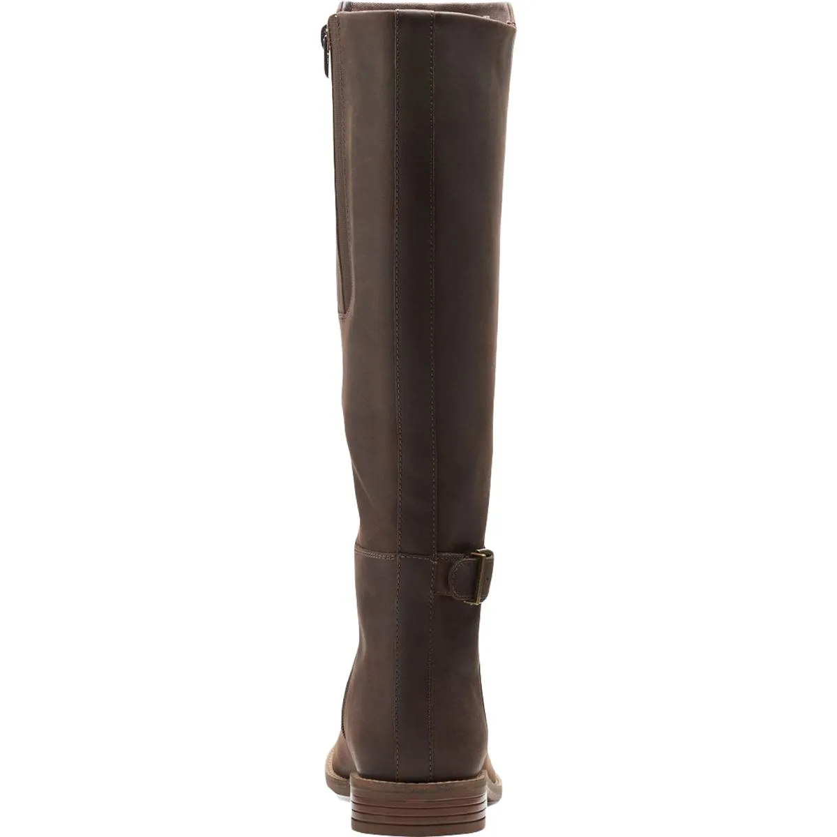 Camzin Branch Womens Leather Almond Toe Knee-High Boots