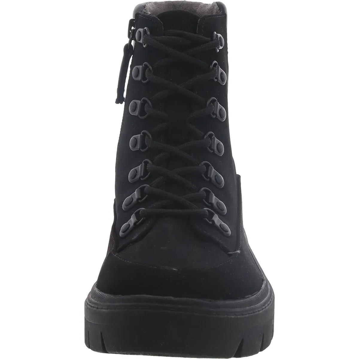 Canyon Womens Faux Suede Lace-Up Ankle Boots