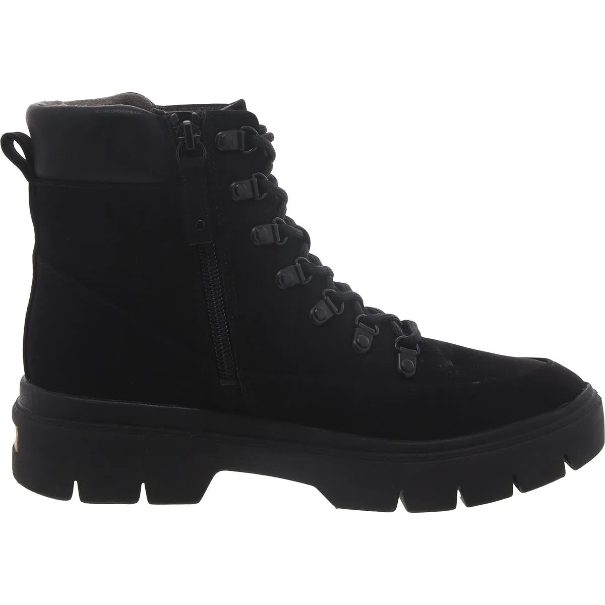 Canyon Womens Faux Suede Lace-Up Ankle Boots