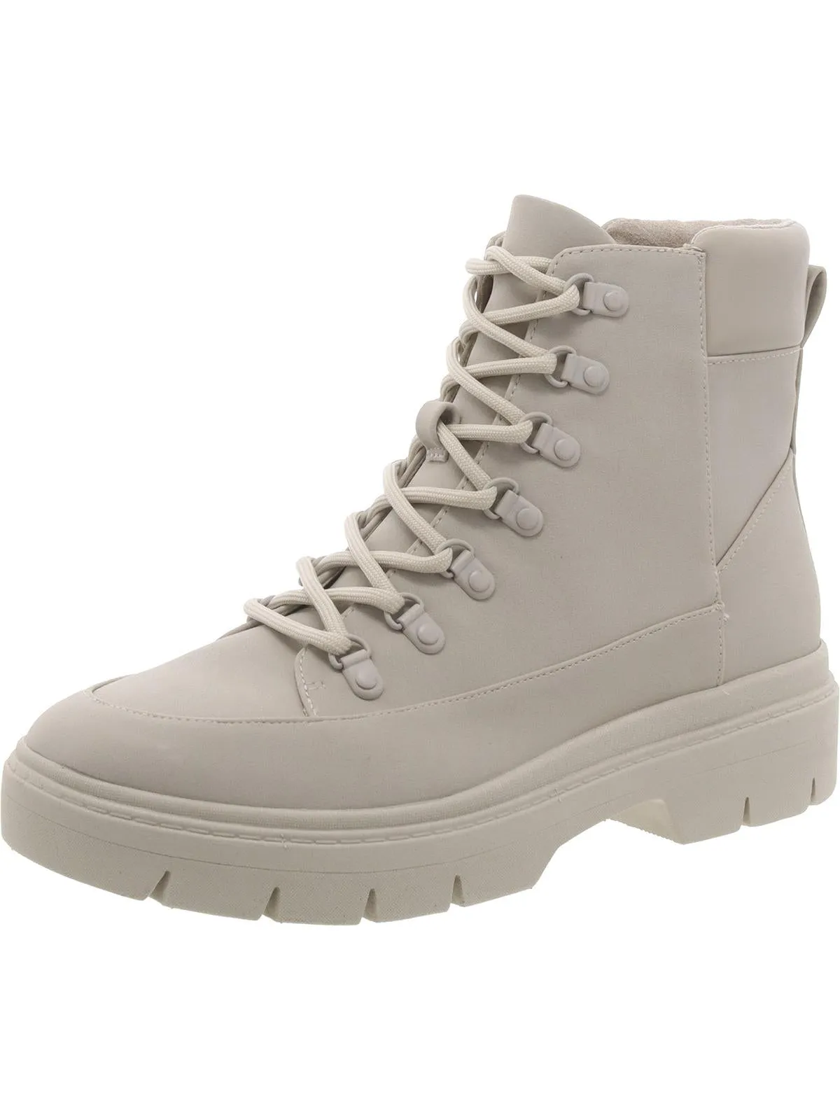Canyon Womens Faux Suede Lace-Up Ankle Boots