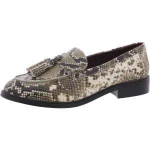 Carolyn Low Womens Patent Slip On Loafers