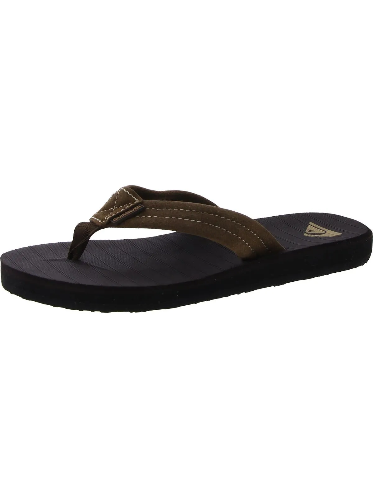 Carver Mens Suede Thong Flip-Flops