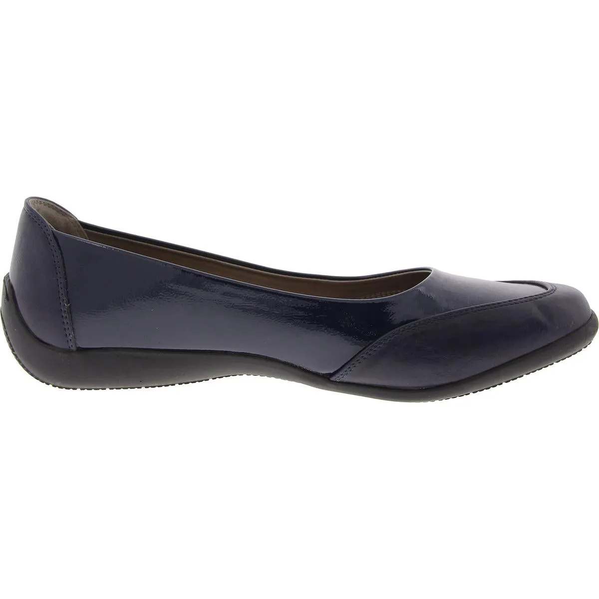 Cascade Womens Slip On Round Toe Ballet Flats