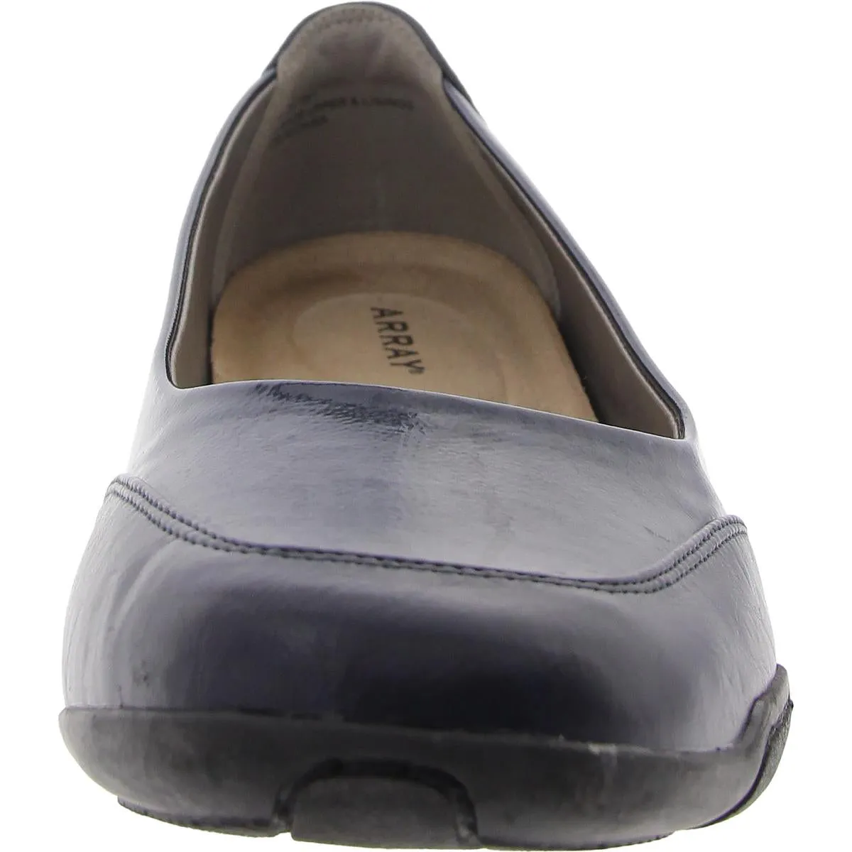 Cascade Womens Slip On Round Toe Ballet Flats