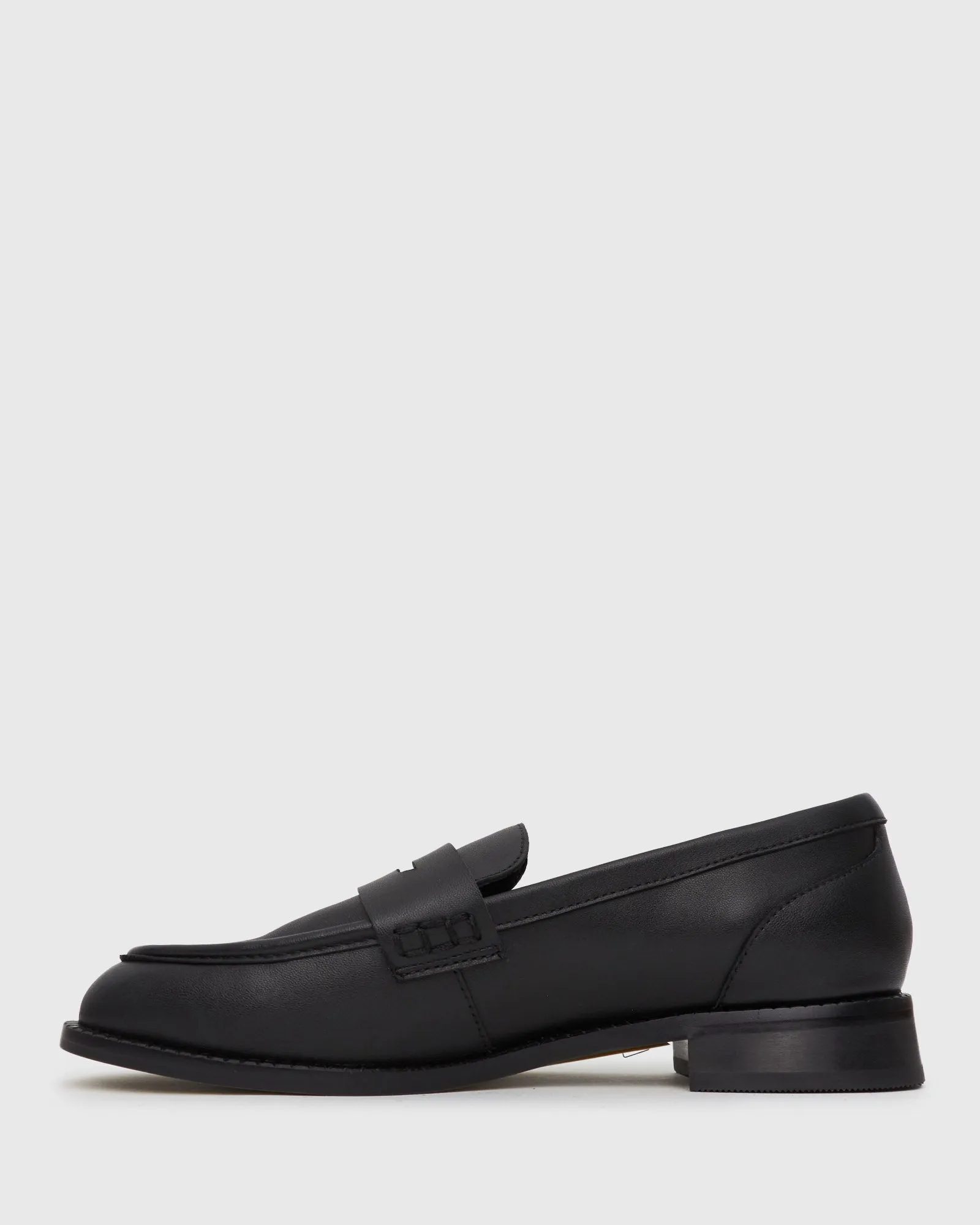 CASSIE Leather Penny Loafers