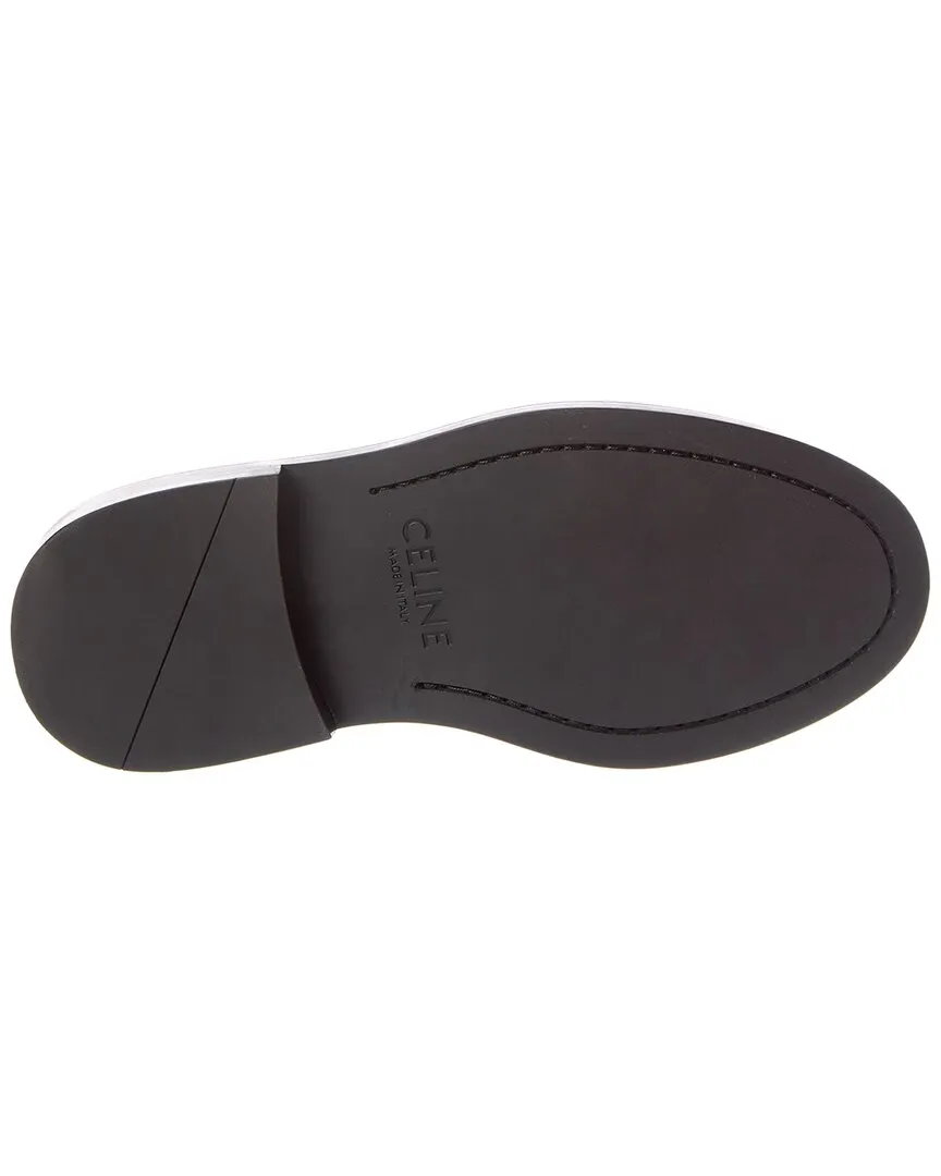 CELINE Triomphe Tarta & Leather Loafer
