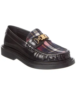 CELINE Triomphe Tarta & Leather Loafer