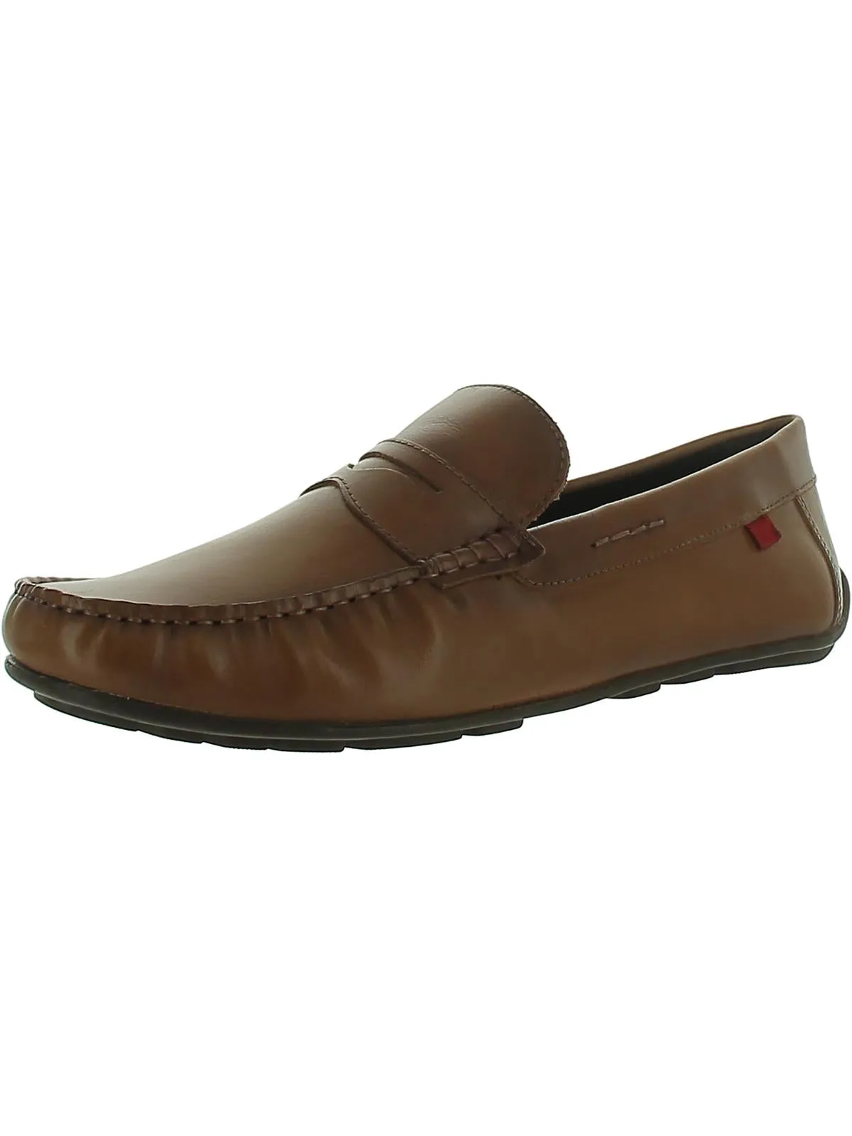 Charlton St Mens Leather Slip On Penny Loafers