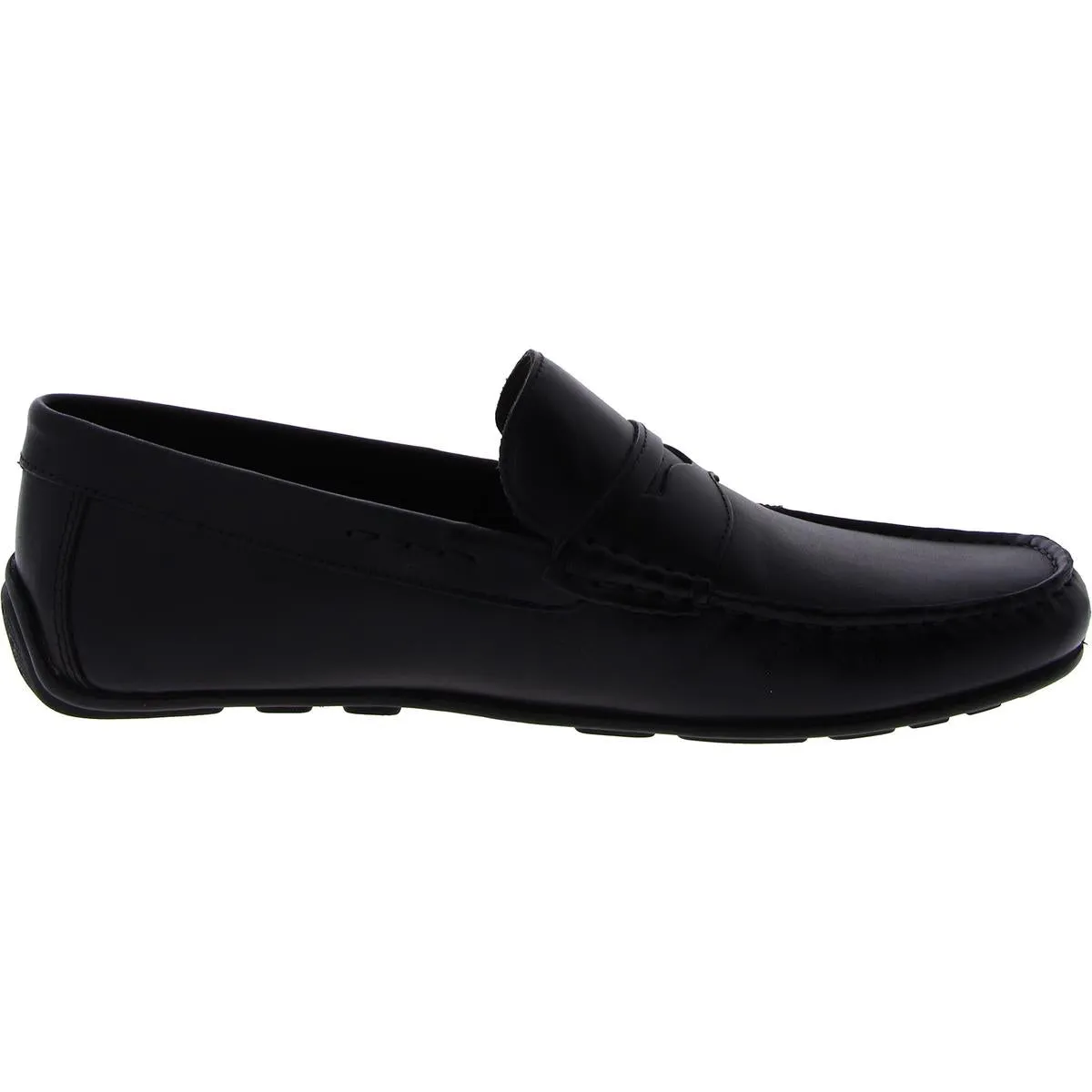 Charlton St Mens Leather Slip On Penny Loafers