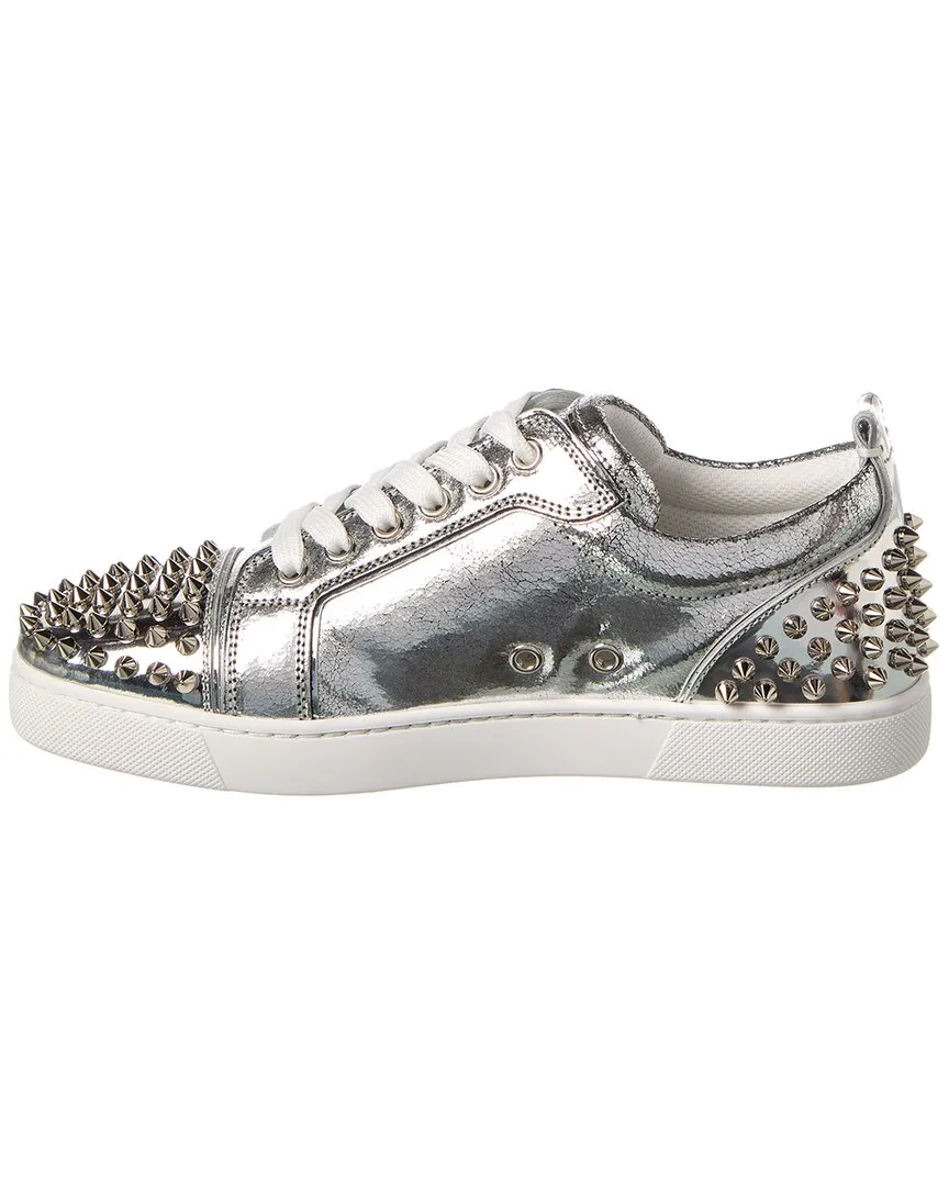 Christian Louboutin Louise Junior Spikes Leather Sneaker