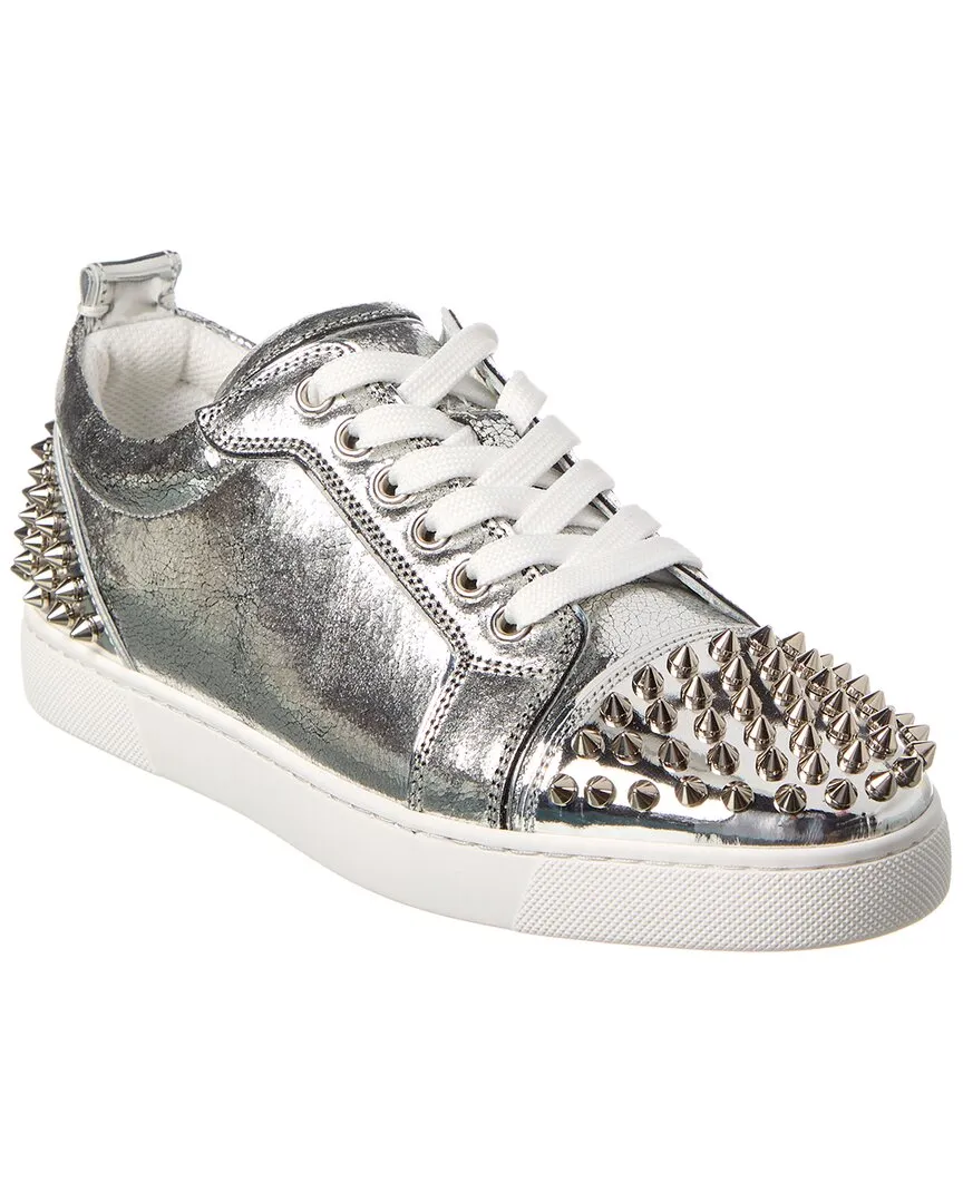 Christian Louboutin Louise Junior Spikes Leather Sneaker