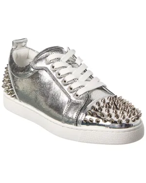 Christian Louboutin Louise Junior Spikes Leather Sneaker