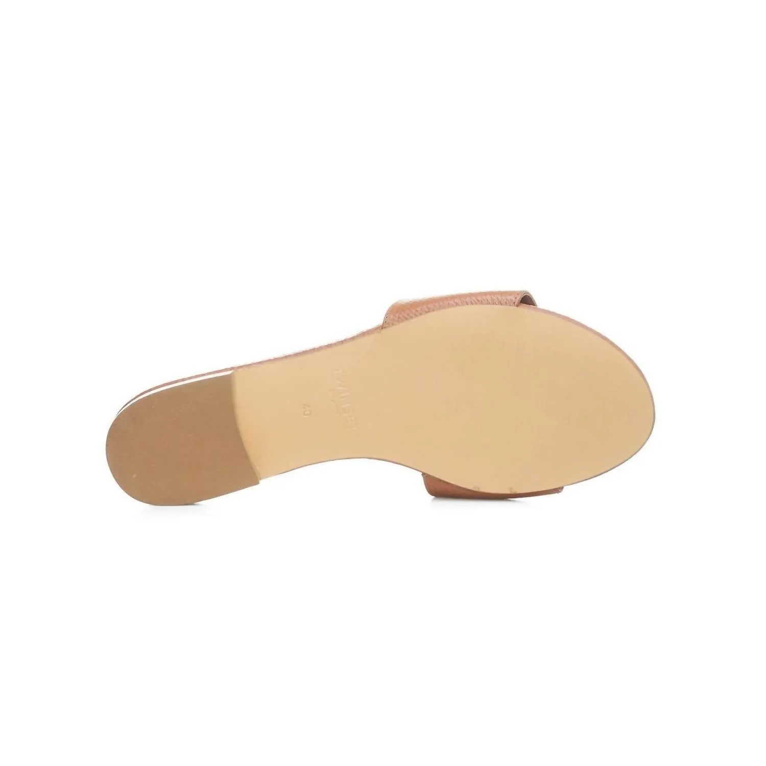 Ciabattina Slide In Cuoio